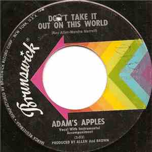 Adams Apples - Don't Take It Out On This World download mp3 flac