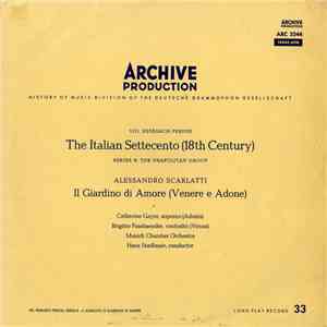 Alessandro Scarlatti - Catherine Gayer, Brigitte Fassbaender, Munich Chamber Orchestra, Hans Stadlmair - Il Giardino di Amore (Venere E Adone) download mp3 flac