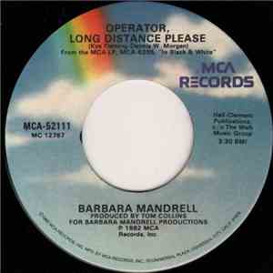 Barbara Mandrell - Operator, Long Distance Please / Black And White download free