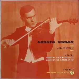 Brahms - Leonid Kogan, Andrei Mitnik - Sonata N° 1 In G Major Op. 78 / Sonata N° 2 In A Major Op. 100 download mp3 flac