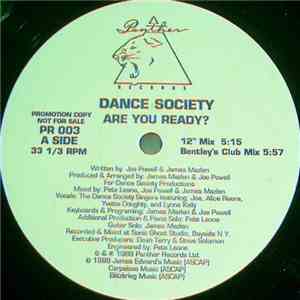 Dance Society - Are You Ready? download mp3 flac