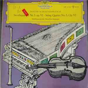 Dimitri Schostakowitsch / Streichquartett Der Deutschen Staatsoper - Streichquartett Nr. 5 Op. 92 = String Quartet No. 5, Op. 92 download mp3 flac
