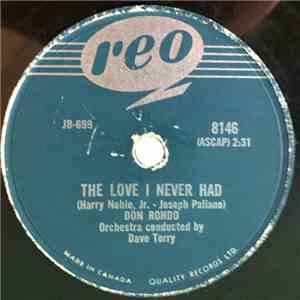 Don Rondo - Don't / The Love I Never Had download mp3 flac