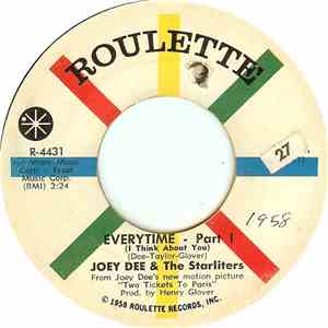 Joey Dee & The Starliters - Everytime (I Think About You) download free