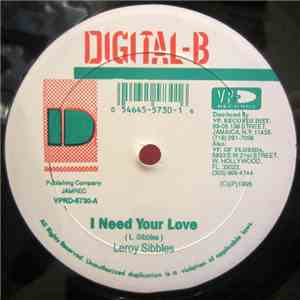 Leroy Sibbles / Anthony Malvo - I Need Your Love / Control The Feeling download mp3 flac