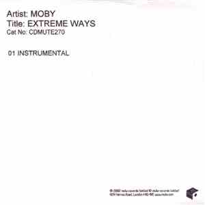Moby - Extreme Ways download free