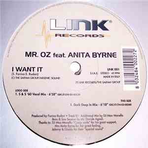 Mr. Oz Feat. Anita Byrne - I Want It download free