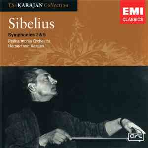 Sibelius - Philharmonia Orchestra, Herbert Von Karajan - Symphonies 2 & 5 download mp3 flac