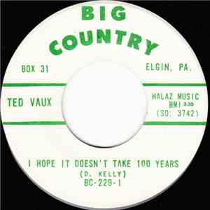 Ted Vaux - I Hope It Doesn't Take 100 Years / I'm Not Absolutely Certain download mp3 flac