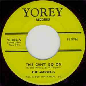 The Marvells - This Can't Go On download mp3 flac