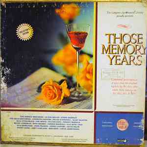 Various - Those Memory Years download free